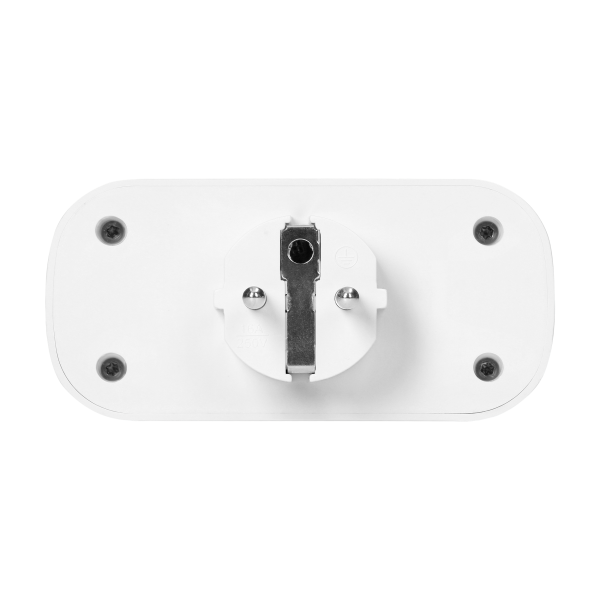 Tuya Smart Wi-Fi wireless double socket splitter, white