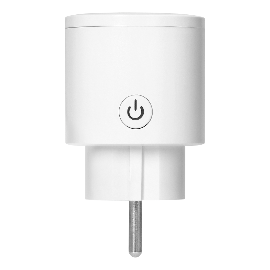 Gniazdo bezprzewodowe Tuya Smart Wi-Fi, Schuko, białe