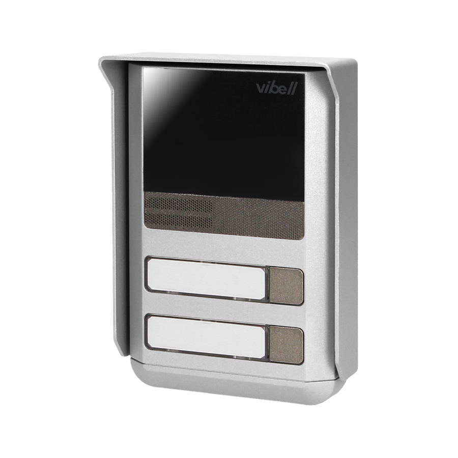 Zestaw domofonowy 2-rodzinny, 2-żyłowy, natynkowy, SALEM MULTI