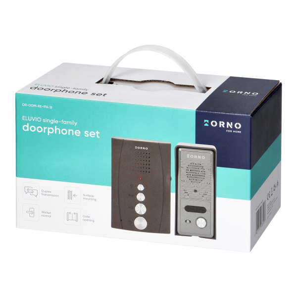 Single family doorphone, handset free, ELUVIO