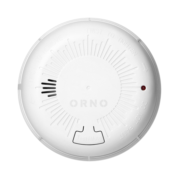 Battery-powered smoke detector, 9V battery, lifetime 10 years