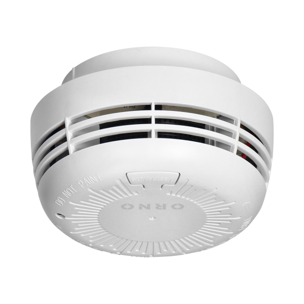 Battery-powered smoke detector, 9V battery, lifetime 10 years