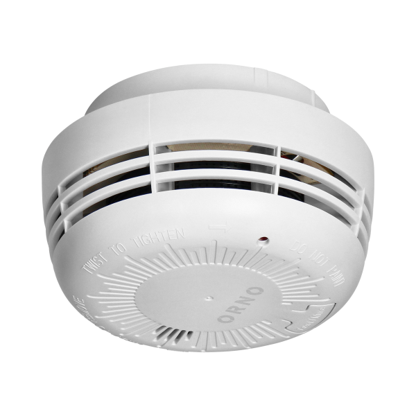 Battery-powered smoke detector, 9V battery, lifetime 10 years
