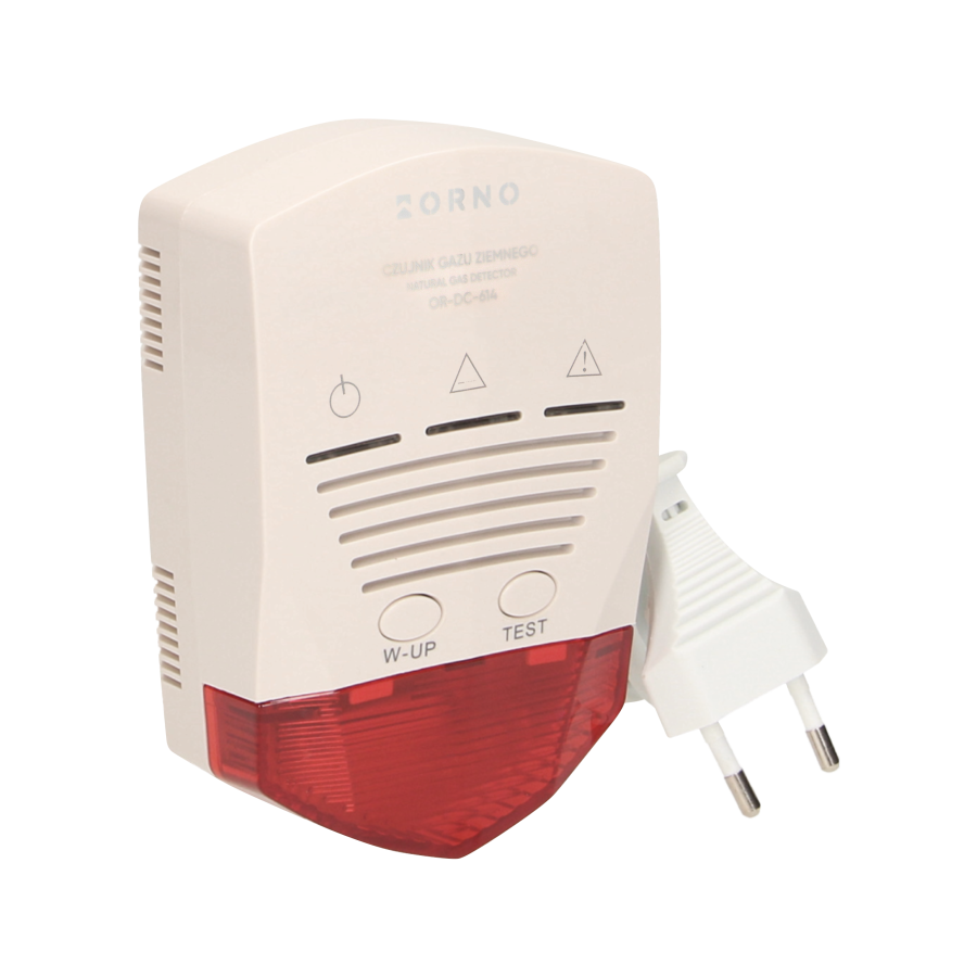 Czujnik gazu ziemnego, sieciowy z wyjściem przekaźnikowym