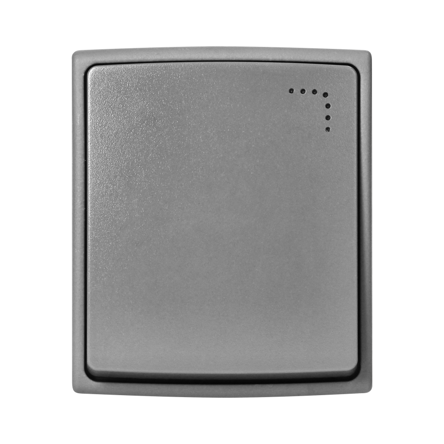 AQUATIC PRO IP 55 doorbell button with illumination, grey/graphite