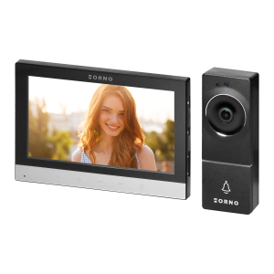 ALERTO, video doorphone set, 4-wire, 7", Wi-Fi,  touch panel, black