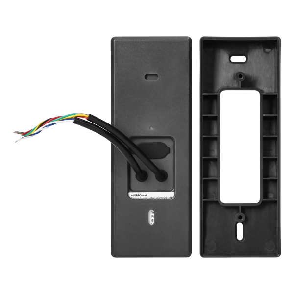 ALERTO, video doorphone set, 4-wire, 7", Wi-Fi,  touch panel, black