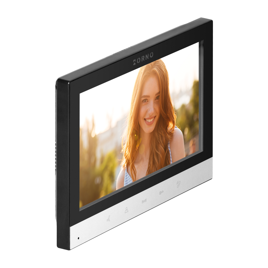 ALERTO, video doorphone set, 4-wire, 7", Wi-Fi,  touch panel, black