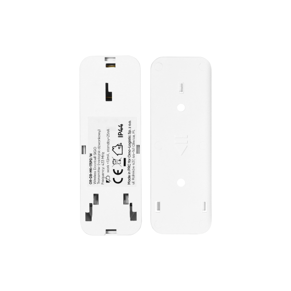 SIGO AC SOS, wireless mains-powered doorbell with battery-free door transmitter and battery-powered SOS transmitter, Wi-Fi, learning system, 52 sounds, 200m, white