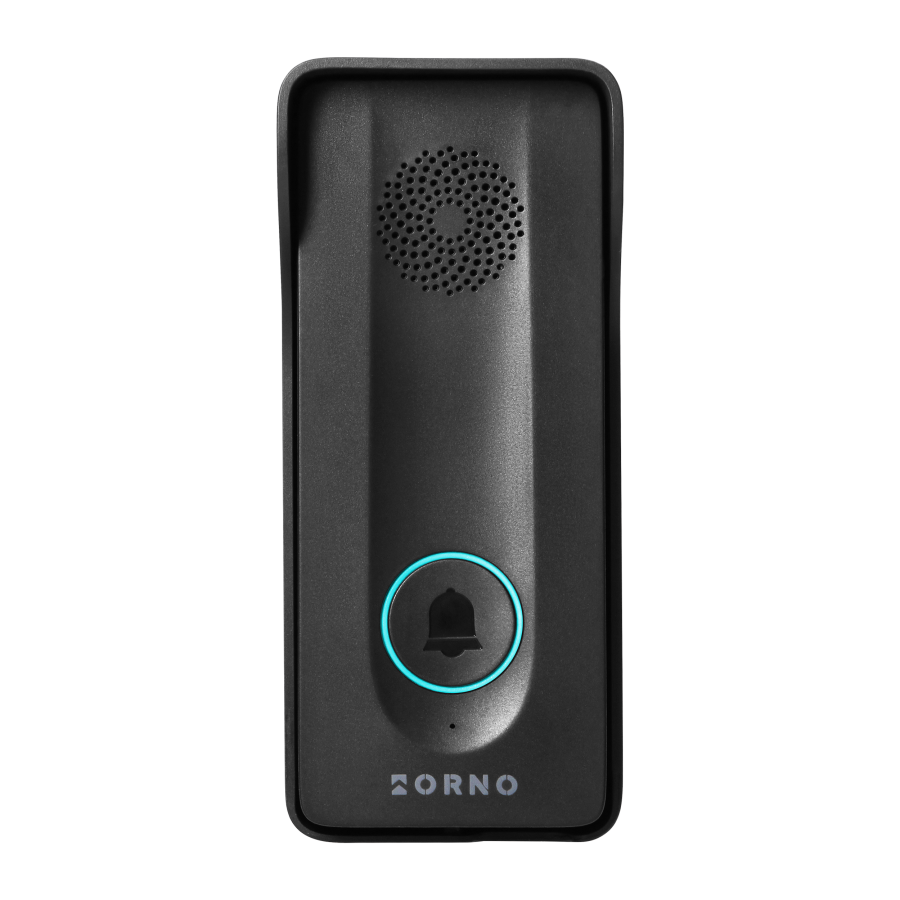 LEKIO, single family audio doorphone set, wireless, hands-free, 440m, black