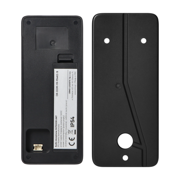 LEKIO, single family audio doorphone set, wireless, hands-free, 440m, black