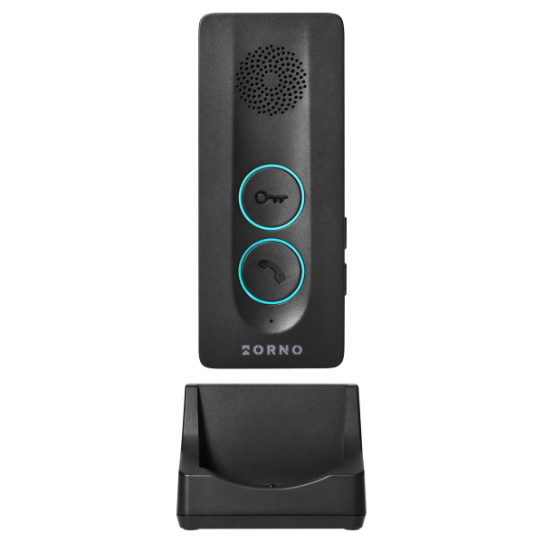 LEKIO, single family audio doorphone set, wireless, hands-free, 440m, black