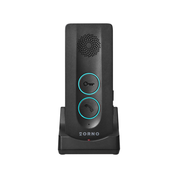 LEKIO, single family audio doorphone set, wireless, hands-free, 440m, black