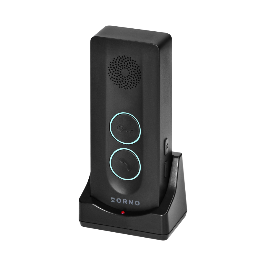 LEKIO, single family audio doorphone set, wireless, hands-free, 440m, black