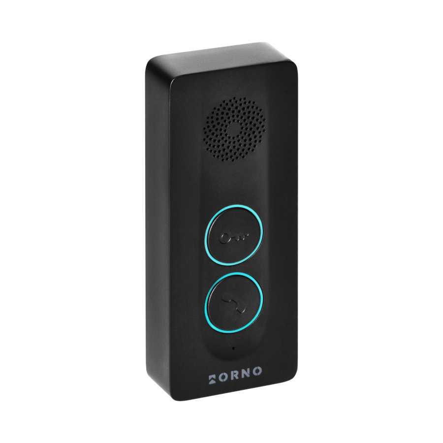 LEKIO, single family audio doorphone set, wireless, hands-free, 440m, black