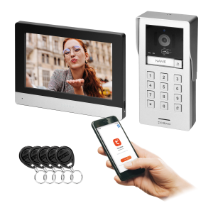 GAYD, video doorphone set, 2-wire, 8", Wi-Fi, touch screen, 2MP Full HD, RFID reader, code lock 