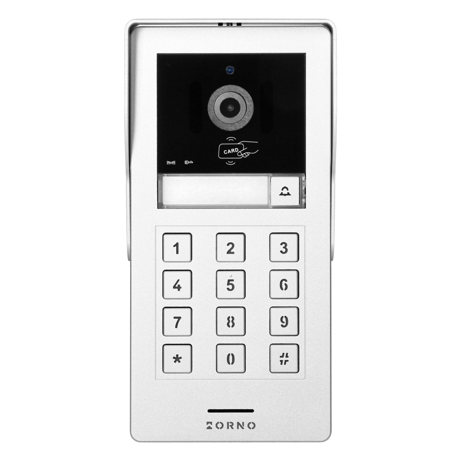 GAYD, zestaw wideodomofonowy jednorodzinny, 2-żyłowy, 8", Wi-Fi, ekran dotykowy, 2MP Full HD, RFID, szyfrator