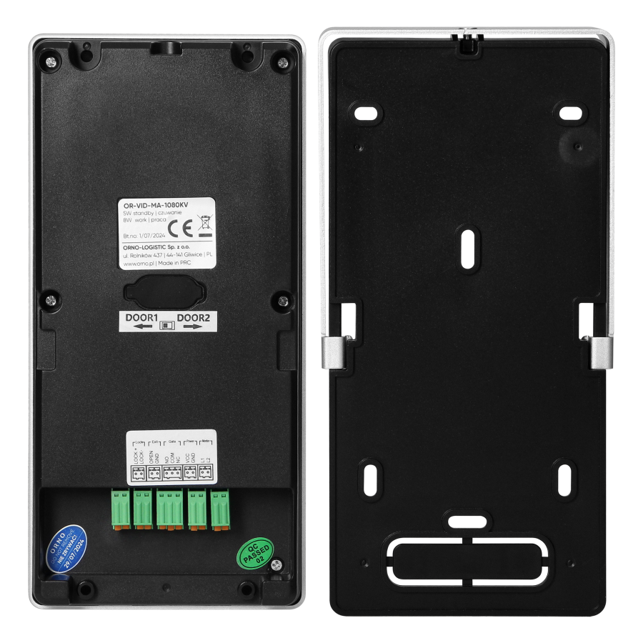 GAYD, video doorphone set, 2-wire, 8", Wi-Fi, touch screen, 2MP Full HD, RFID reader, code lock 