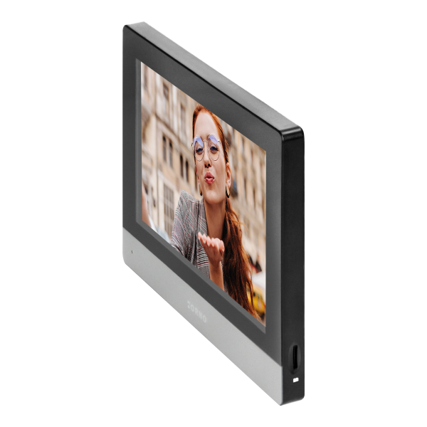 GAYD, zestaw wideodomofonowy jednorodzinny, 2-żyłowy, 8", Wi-Fi, ekran dotykowy, 2MP Full HD, RFID, szyfrator