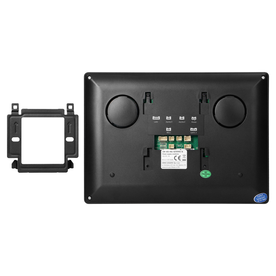 GAYD, zestaw wideodomofonowy jednorodzinny, 2-żyłowy, 8", Wi-Fi, ekran dotykowy, 2MP Full HD, RFID, szyfrator