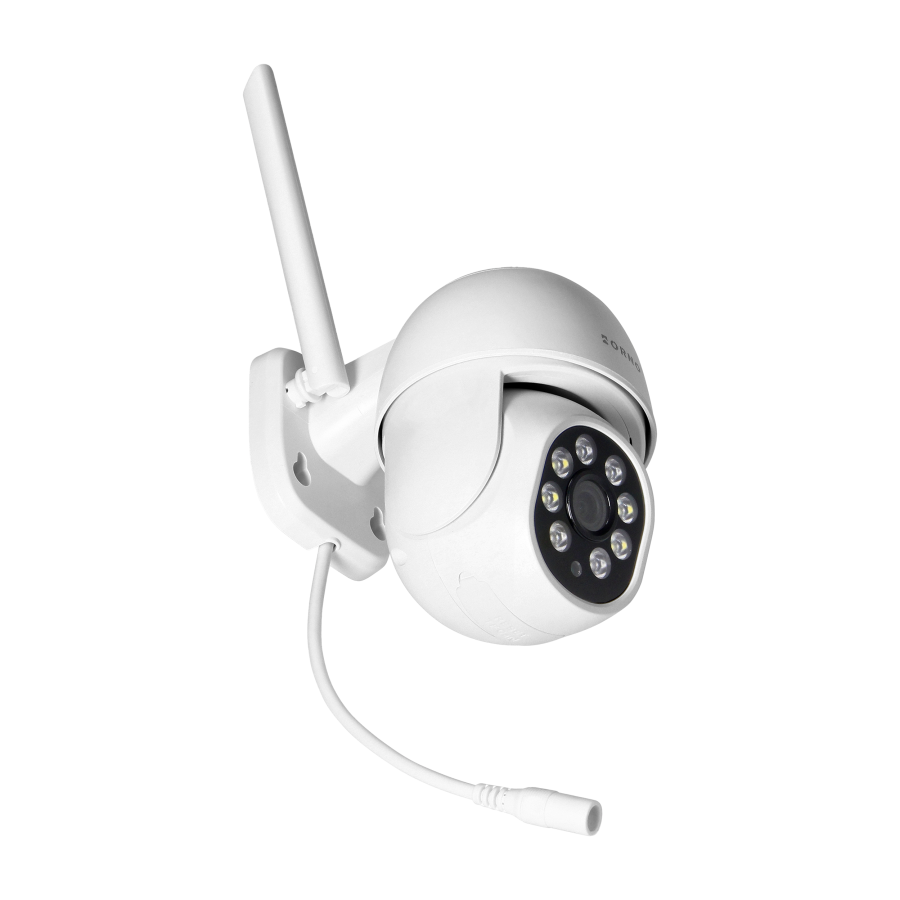 Outdoor PTZ camera, 4MP, Wi-Fi, memory, two-way talk
