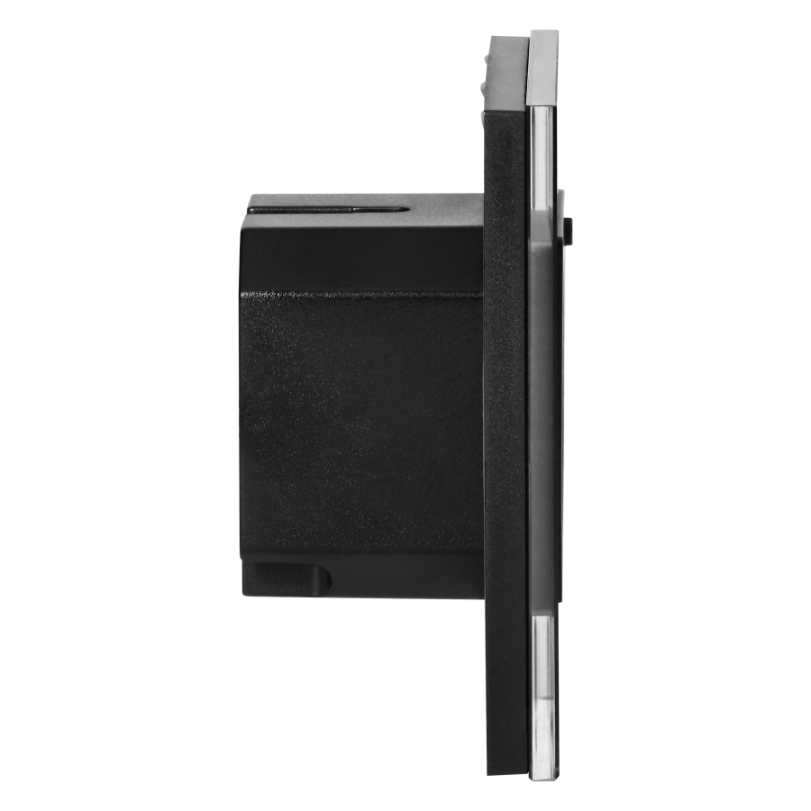 Tuya Smart Wi-Fi flush-mounted single socket, Schuko, black