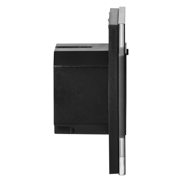 Tuya Smart Wi-Fi flush-mounted single socket, Schuko, black