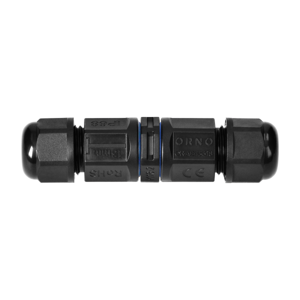 Konektor kablowy prosty z szybkozłączką IP68 MINI 2x1,5mm2, 400V/16A, 