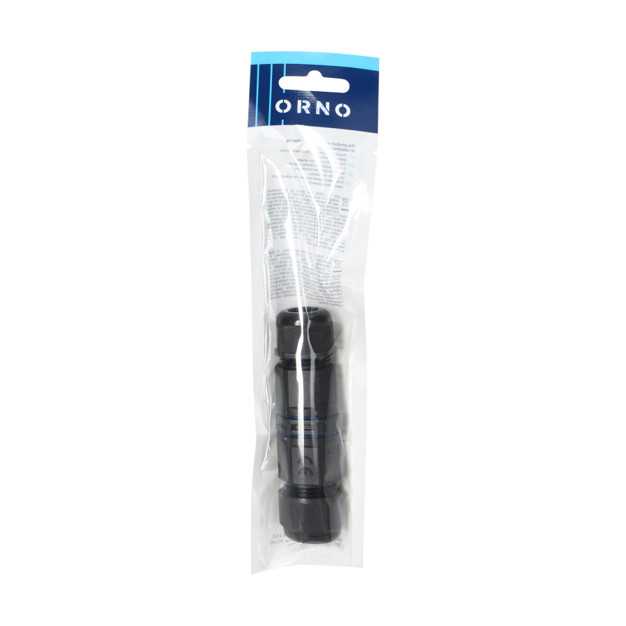 Cable Connector, Straight with quick connector, IP68 2x4mm², 400V/25A