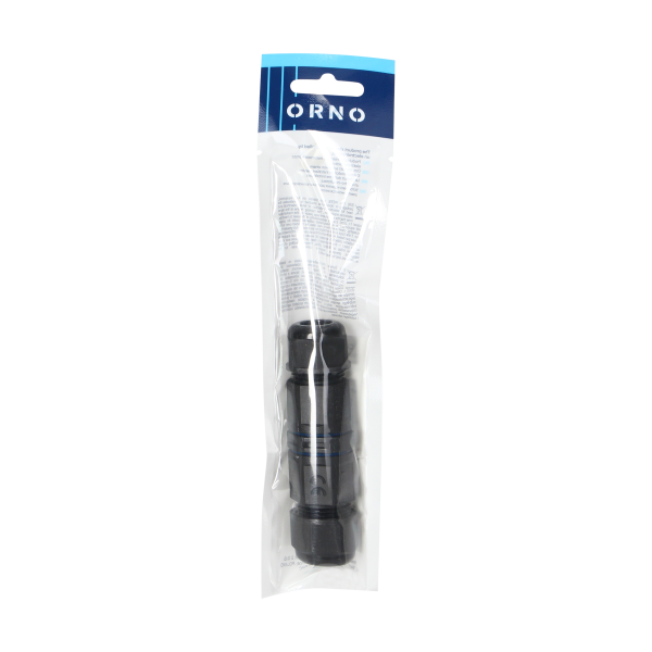 Cable Connector, Straight with quick connector, IP68 2x4mm², 400V/25A