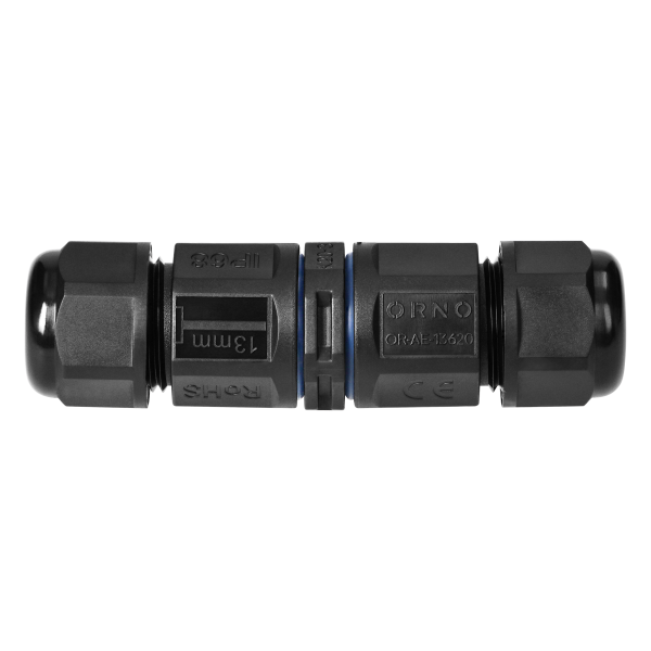 Konektor kablowy prosty z szybkozłączką IP68, 3x4mm2, 400V/20A