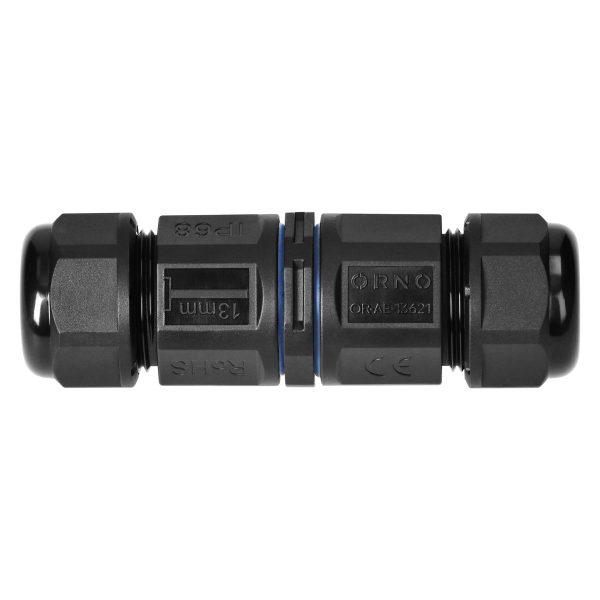 Cable Connector, Straight with quick connector, IP68 5x4mm², 400V/25A
