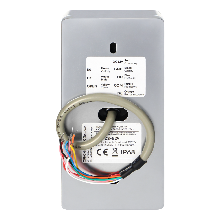 Code lock with proximity card/tags reader and fingerprint reader, Wi-Fi ...