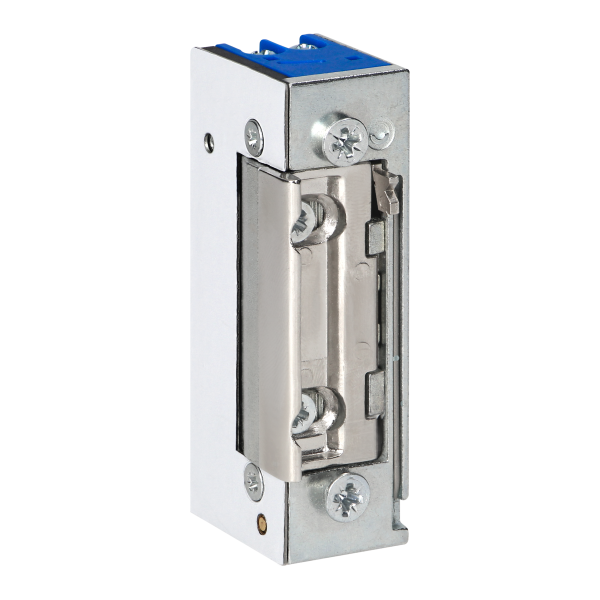 Symmetric electric strike with lock, latch adjustment, low current coil, 280mA for 12VDC