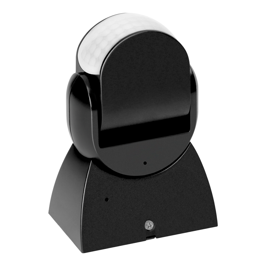 Czujnik ruchu 180° 2 sensory, IP65, 1200W, czarny, TUYA Smart Wi-Fi