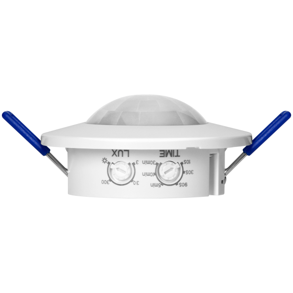 Czujnik ruchu 360°, IP20, 1200W, zasięg max. 8m, biały