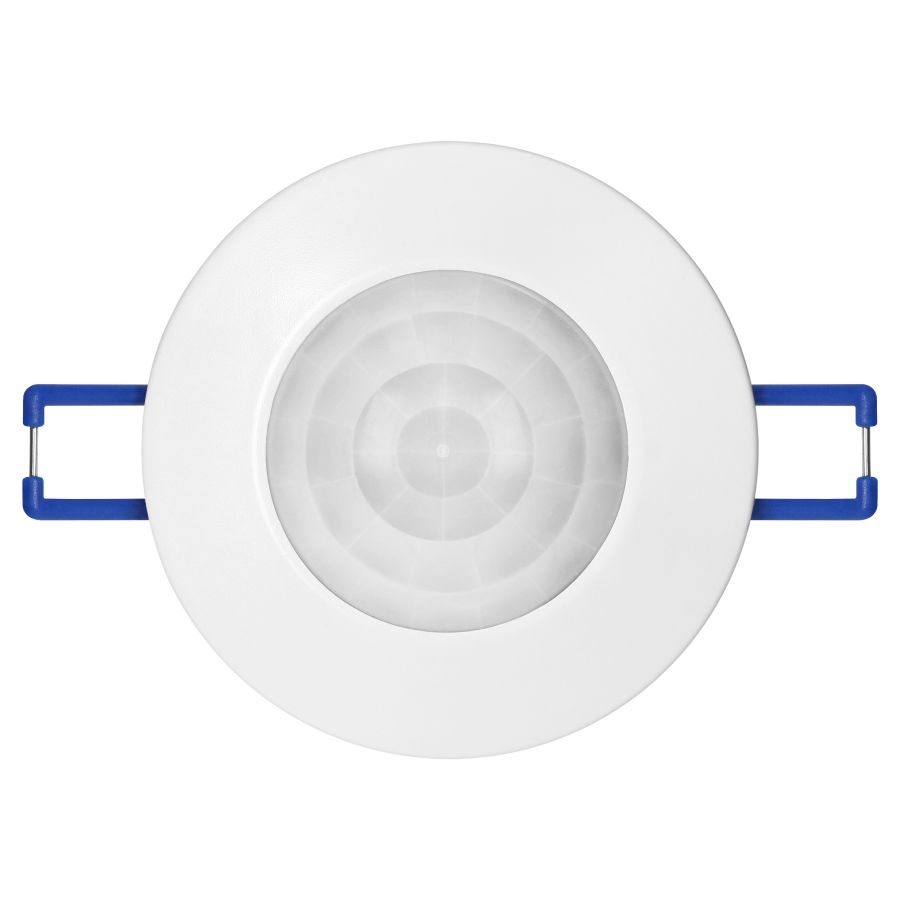 PIR motion sensor 360°, IP20, 1200W, max range 8m, white