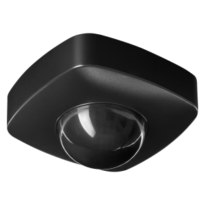 Czujnik ruchu i obecności 360°, IP65, 2000W, 3 sensory, czarny
