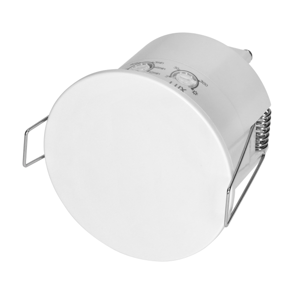 Ultrasonic motion and presence sensor, ceiling mounted, IP65, 1200W 