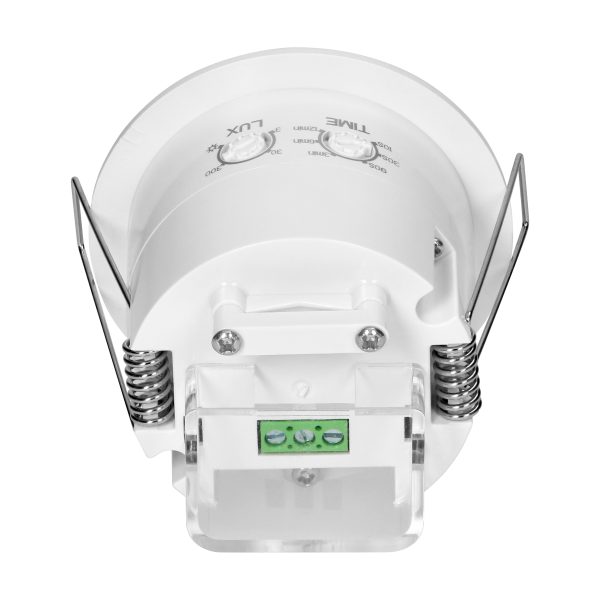 Ultrasonic motion and presence sensor, ceiling mounted, IP65, 1200W 