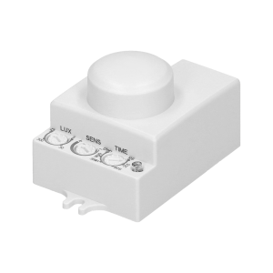 Mikrofalowy czujnik ruchu, mini, 360°/180°, IP20, 1200W