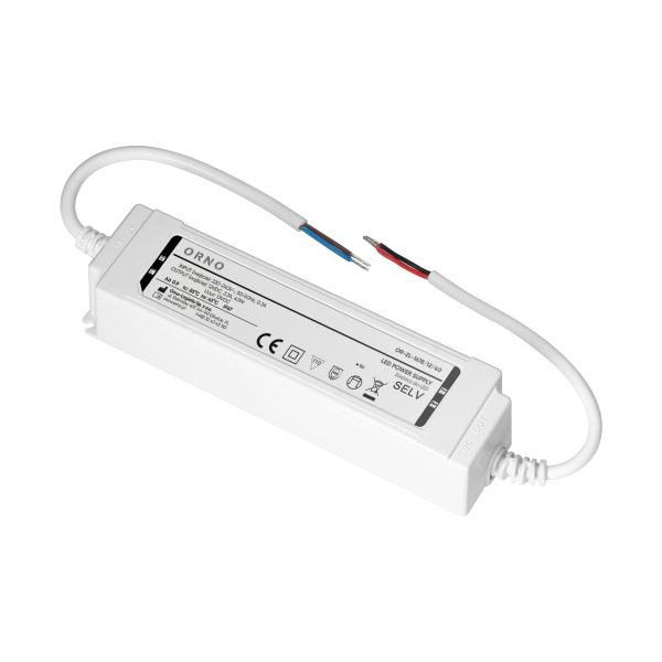 Zasilacz LED IP67, hermetyczny, 12V, 40W, plastikowa obudowa