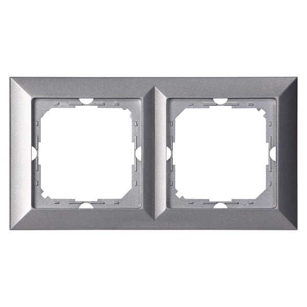 Ramka podwójna Pearl, Ra-2P, antracyt