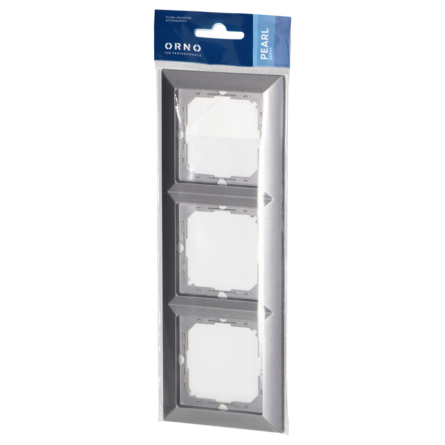 Ramka potrójna Pearl, Ra-3P, antracyt