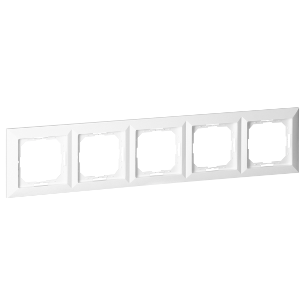 Five-fold frame Pearl, Ra-5P, white