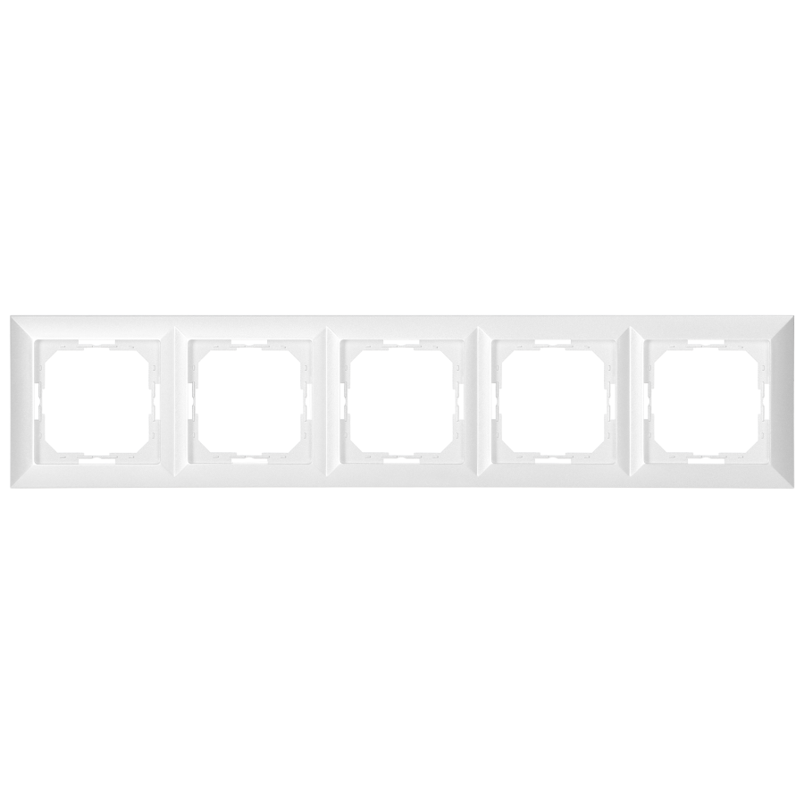 Five-fold frame Pearl, Ra-5P, white