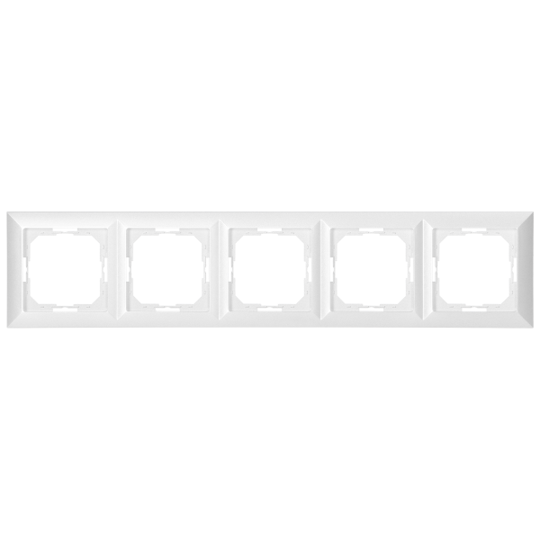 Five-fold frame Pearl, Ra-5P, white