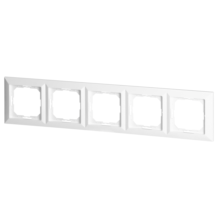 Five-fold frame Pearl, Ra-5P, white