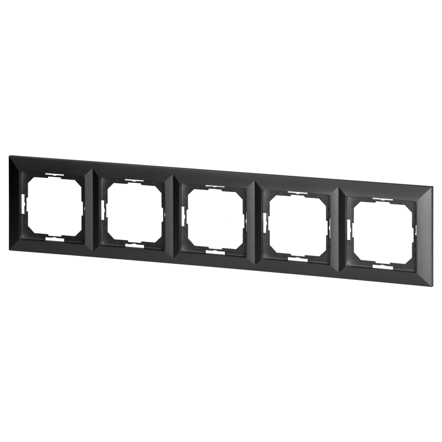 Five-fold frame Pearl, Ra-5P, black