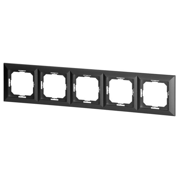 Five-fold frame Pearl, Ra-5P, black